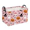 Large Halloween Storage Basket for Seasonal Holiday Decor and Party Organization