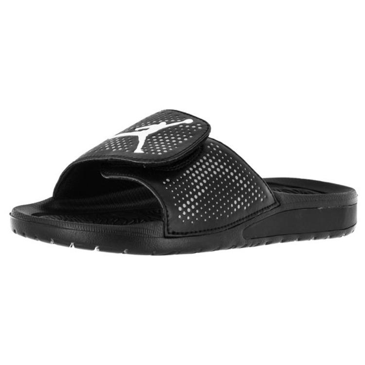 Air Jordan Hydro 5 Sandal Black Minimalistic Slippers Gs 820258-010