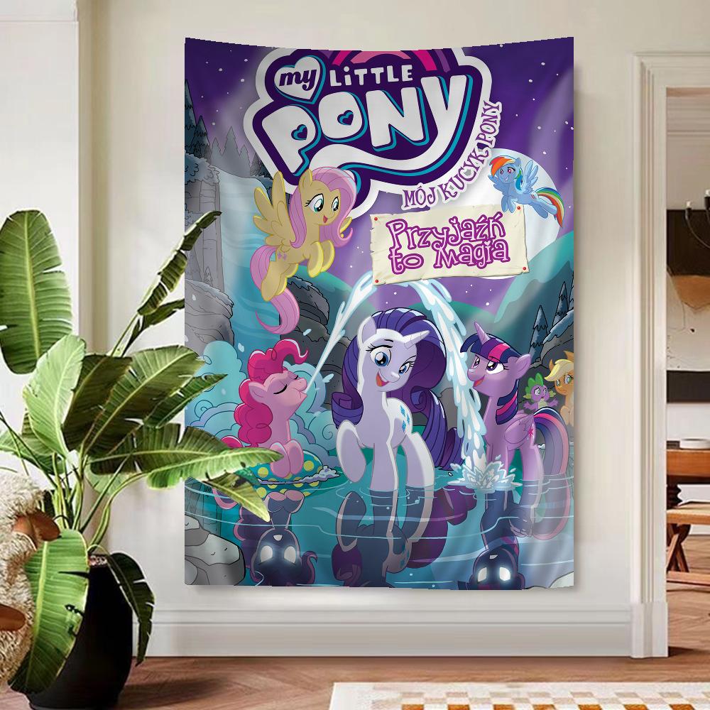 Cute MMy Cartoon PPony LLittle DIY Wall Tapestry Hanging Tarot Hippie Wall Rugs Dorm Home Decor