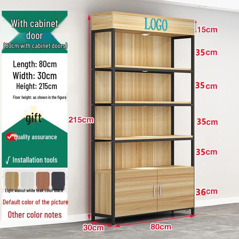 Multi-Layer Gondola Display Rack for Convenience Stores and Supermarkets
