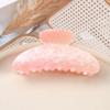 1pc Starry Sky Acrylic Hair Clip for Women, Shower, Shower, Hair Grab, Candy Color Sparkling Powder Top Clip Jewelry for Women
