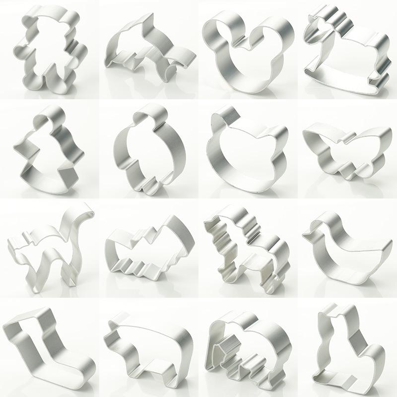 Keksform aus Aluminiumlegierung: Ananaskuchen, Weihnachten, & Ostern Ausstechform Backwerkzeug