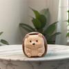 Crafts Cartoon Hedgehog Statue Creative Decorative Animal Sculpture Wooden Desktop Ornament Cabinet