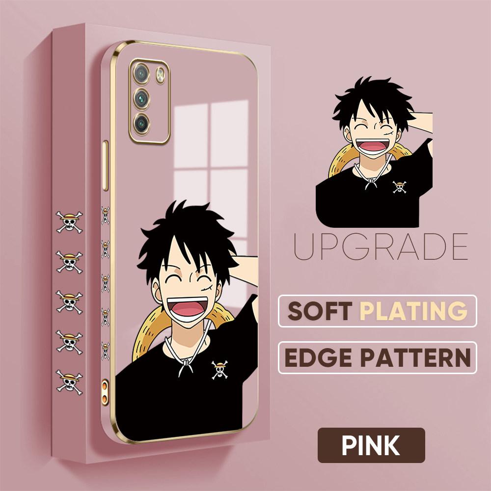 Fargerike utskriftsmønstre Firkantet kantmønster Belagt telefonskall Luxury Plating Mykt telefondeksel for Huawei Honor Xiaomi Redmi