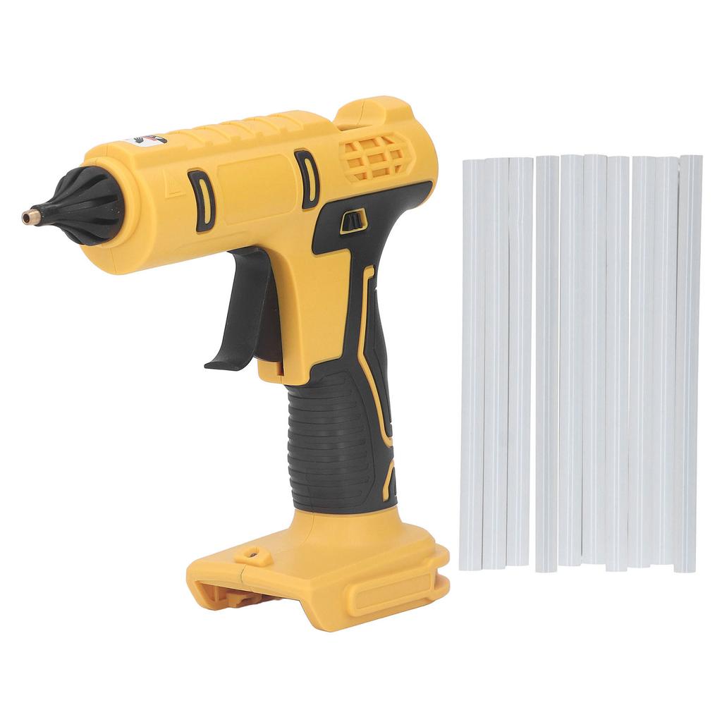 100W Hot Melt Glue Gun Fast Heating Battery Powered Cordless Electric Glue Gun with LED Lamp
