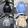 Girl Hoodie With 3d Letter Pattern Thick Fleece Winter Casual Wear For Fall