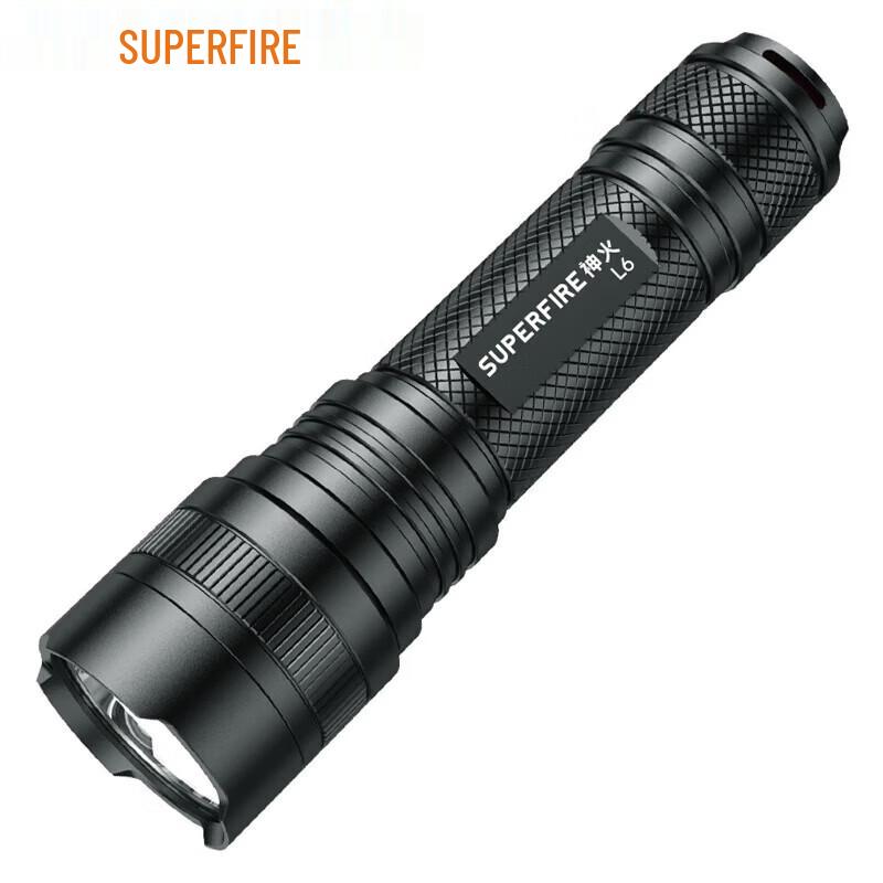 SupFire L6 Rechargeable High-Power LED Flashlight