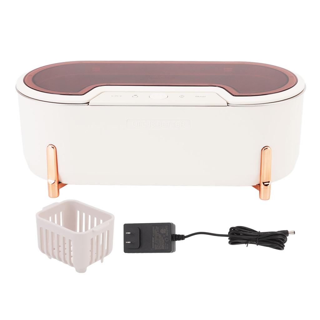 40kHz Ultrasound Jewelry Cleaner 4 Cleaning Modes Ultrasound Cleaner Device for Eyeglasses Watches