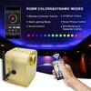 CAR 16W Twinkle RGBW Fiber Optic Light Bluetooth Remote Music Control Star Ceiling 300pcs 2M Cable