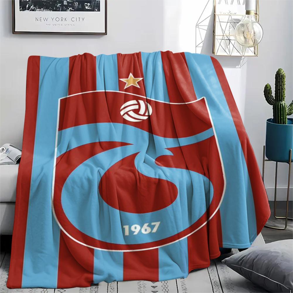 1PC Trabzonspor FC Print Flannel Blanket, High Quality Comfortable for All Seasons, Home Decor, Warmth and Comfort, Perfect for Christmas Gifts228