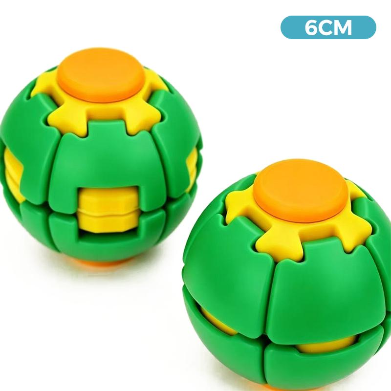 3D-gedruckter Fingerspitzen-Spin-Fidget-Ball Druckklick-Verformungsspielzeug Multifunktionaler sensorischer Stressabbau für Zuhause Büro Außenbereich