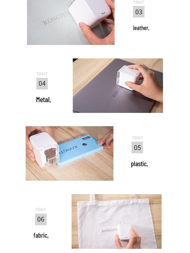 MBrush Handheld Mini Color Inkjet Printer for Custom Labels