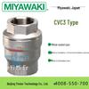 MIYAWAKI CVC3 Check Valve, Stainless Steel/Cast Iron, Pipe Insert Type, Japan