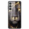 Glass Back Cover For Samsung Galaxy S24 FE Case S24FE Hard Tempered Glass Case For Samsung Galaxy M55 A16 Phone Case Soft Bumper