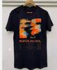 Rufus Du Sol Tour Collection Gift for Fan   Black T-shirt OM667