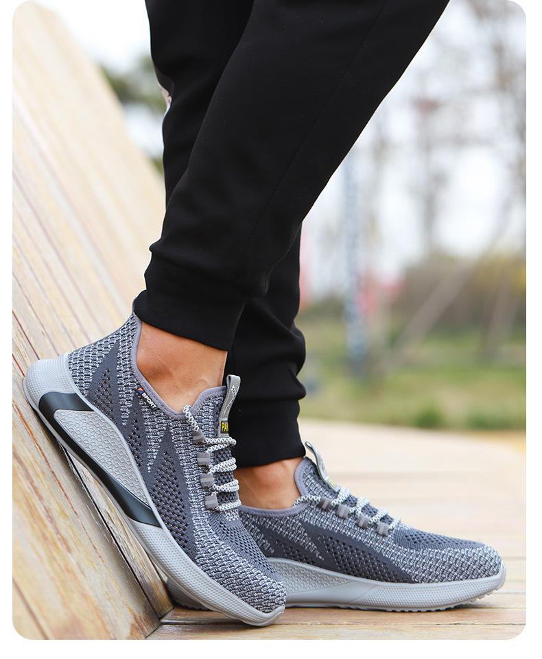 Men's Breathable Anti-Smash and Anti-Puncture Summer Work Shoes
