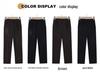 Women's Plus Size High Waist Corduroy Pants for Middle-aged & Elderly - Autumn/Winter, Thickened Velvet, Straight Leg, Mom & Grandma Fit