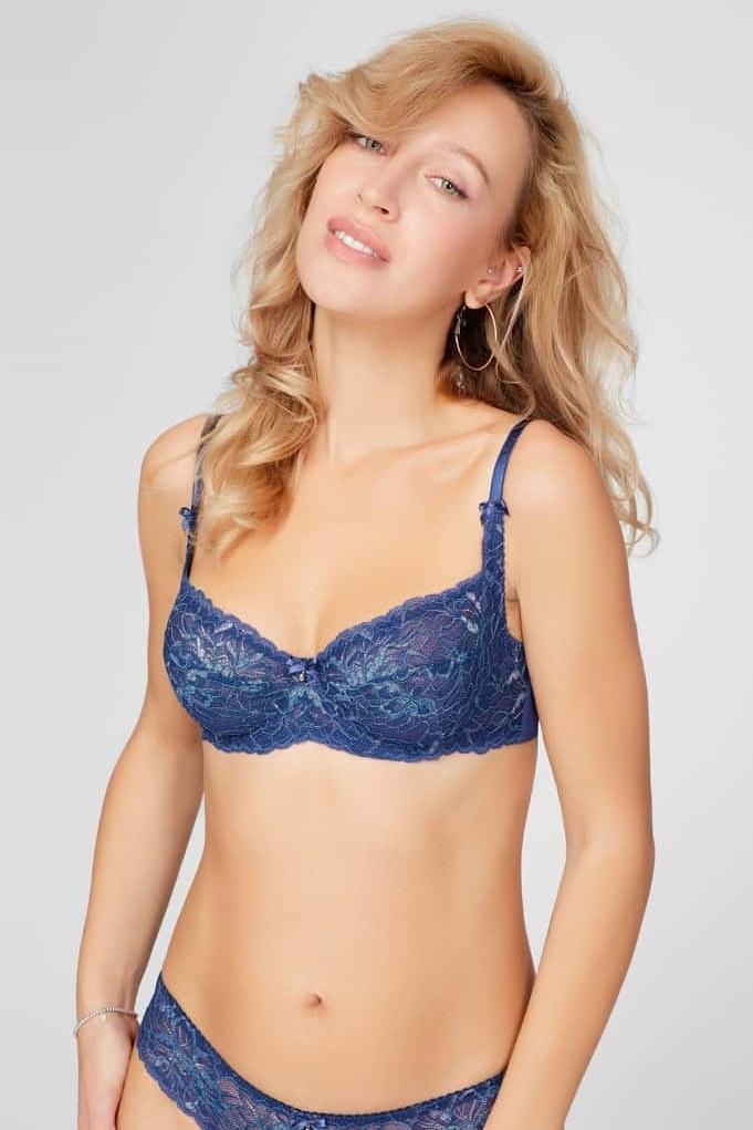 

Бюстгальтер з м якою чашкою Kleo (86990) 75D імперська синього кольору
