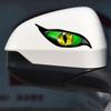 2PCS 3D Stereo Motorcycle Cat's Eyes Sticker Rearview Mirror Decal for Motorbike Auto Decoration Stickers