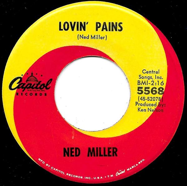 

7-дюймовая пластинка NED MILLER Lovin Pains If The World Turns I 5568 Capitol Records 1965 США Кантри/Фолк Б/у