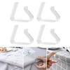 4 Pieces Clear Tablecloth Clips, Table Cover Holder, , Transparent Cloth Clamps, Windproof for