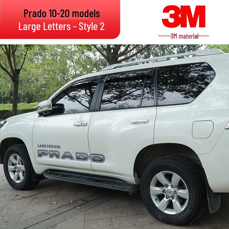 Toyota Prado 10-22 Models Car Body Color Stripe Decal Waistline Sticker.