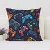 Home Decor TV Game Fan Style Square Pillowcase Cushion Cover Anime New Design Gamer Grip Printed  Gift for Kids