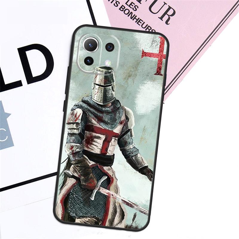 Knights Templar Case For Xiaomi 17 Pro Max 14 15 Ultra 13T 14T 15T Pro POCO F8 F7 F5 F6 X5 X6 X7 Pro Cover