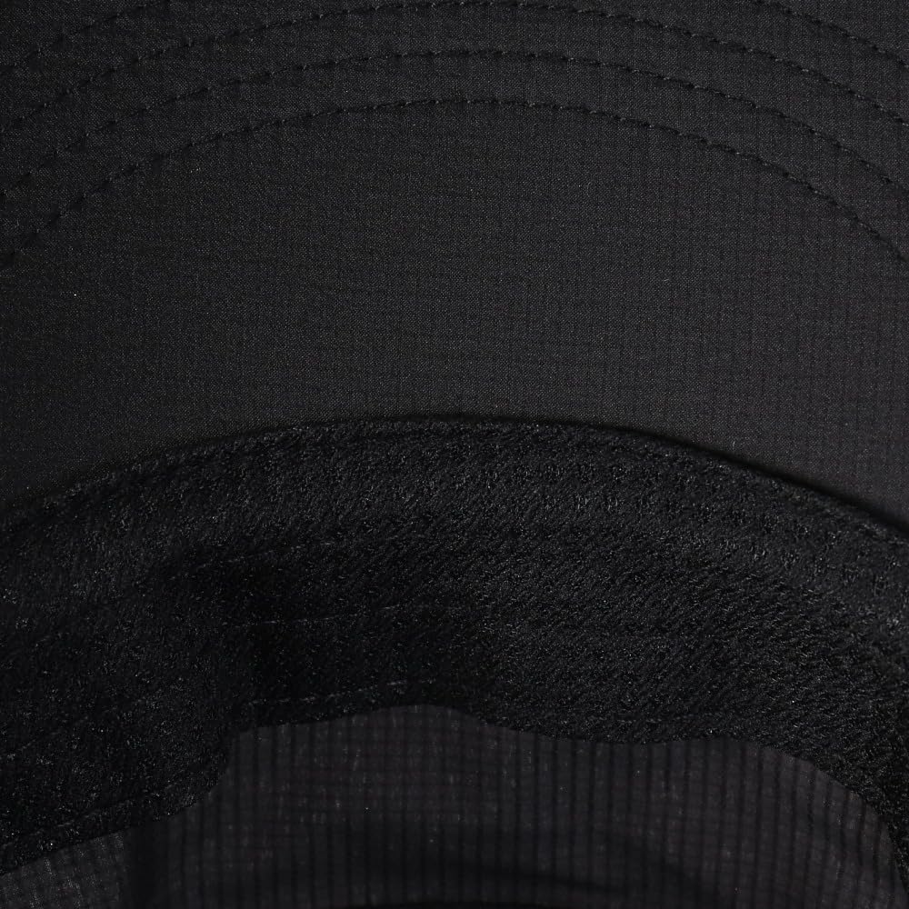 The North Face Run Shield Removable Size L Cap, Unisex, Water-Repellent, Lightweight, Shield, Black,