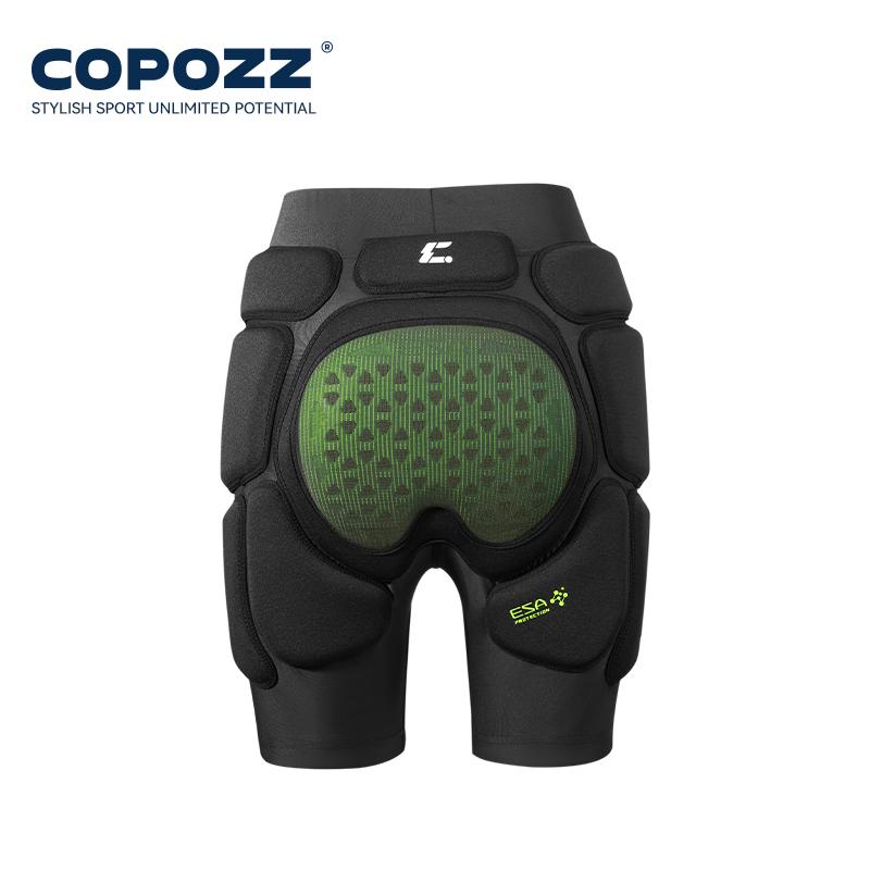 

COPOZZ Sports Protective Gear Set Skateboard Adult ESA Sponge Thicken Impact-resistant Bicycle Women Men Ski Knee And Hip Pads M