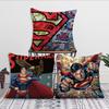 Superhero S-Superman comics cushion cover Living Room Headboard Office Cushion Bedroom Cushion Sofa Nap Time Pillow Case
