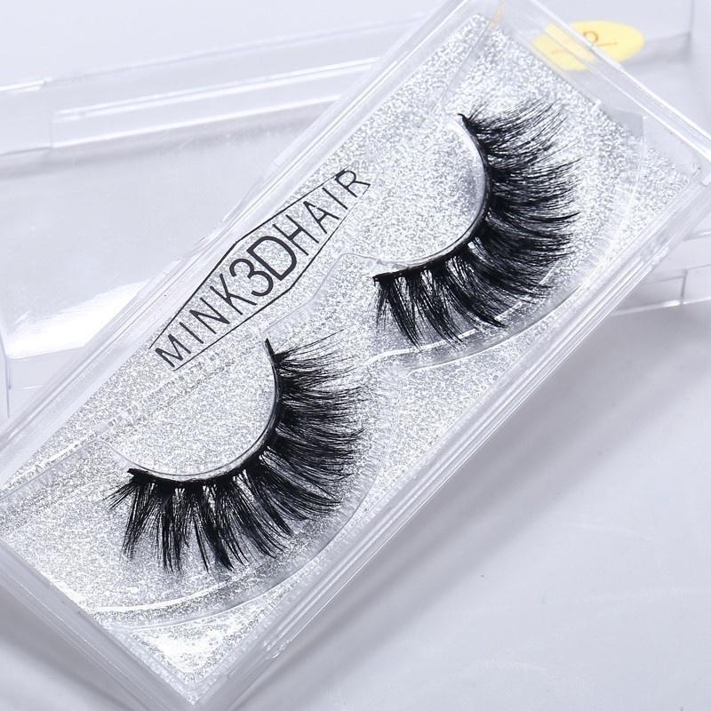 1 Pair Natural False Eyelashes Soft 3d Mink Lashes Volume Long Thick Eyelash Women Makeup Tools Gift