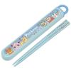 Skater Chopsticks and Chopstick Case Set for Kids, Lunch Box, 16.5cm, Made In Japan, Dishwasher Safe