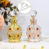 0.51oz Two-Tone Crown Arabic-Style Perfume Bottle Portable Personal Care Essential Oil Bottle Vanity Decoration/Party Decoration/The First Choice for