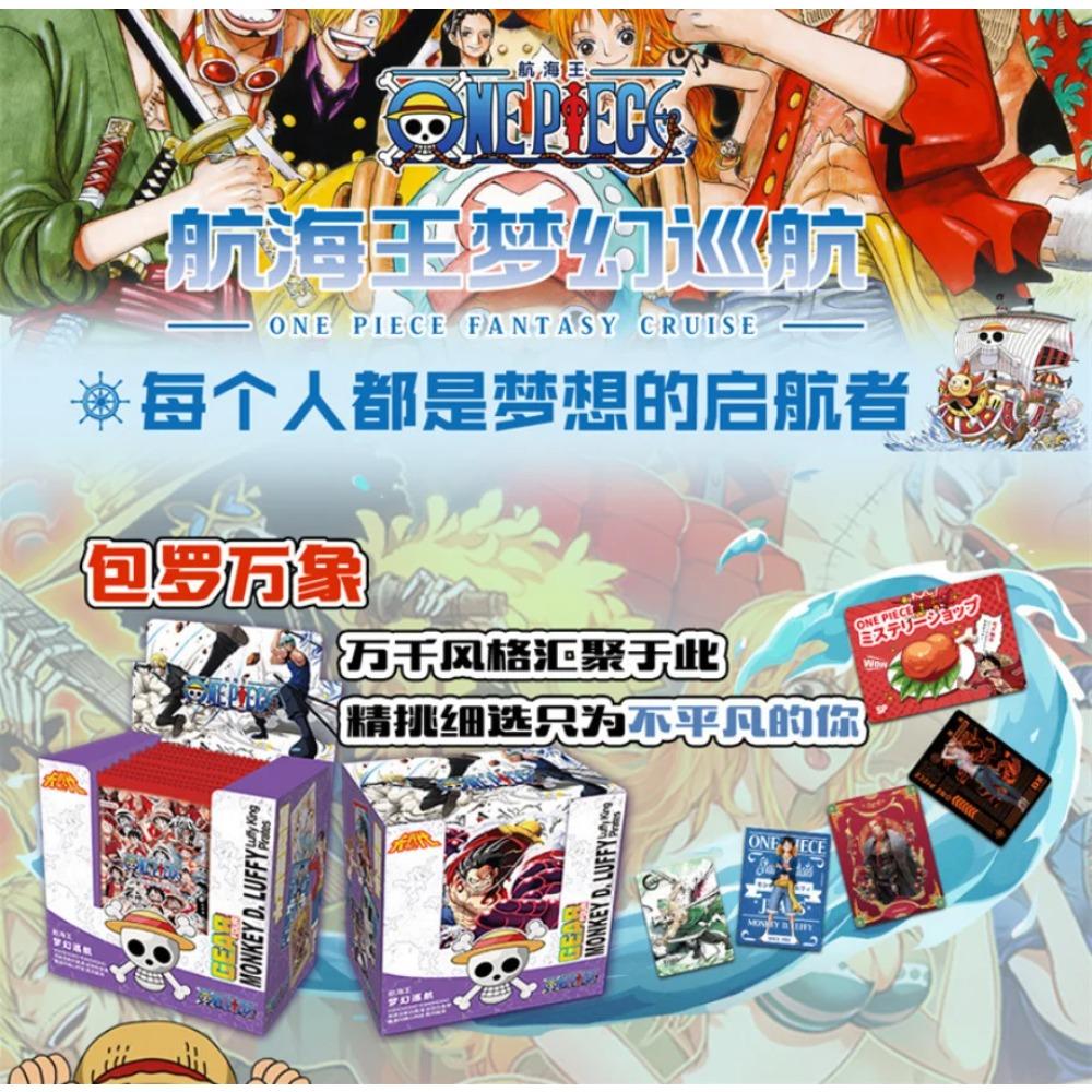 New One Piece Card Straw Hat Pirate Luffy Zoro Nami Classic Anime Character Collection Cards Toys Gifts