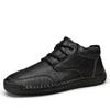 Herren High-Top-Freizeitschuhe aus Leder