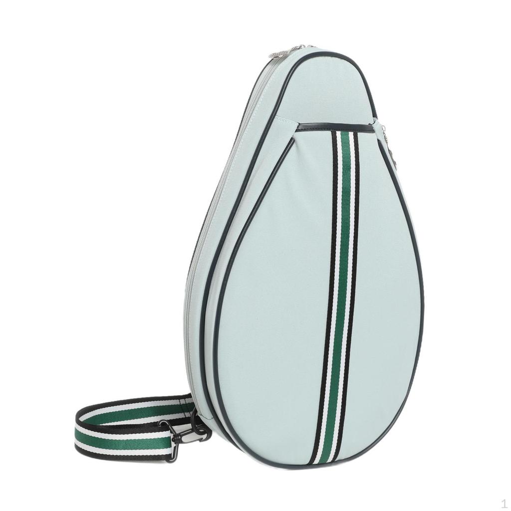 Badminton Paddle Carrier with Zipper, Crossbody