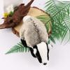 "badger Plush, Badger Simulation Animal, Jeff Doll, Wang Anshi Badger, Furry Doll, Home Decoration"