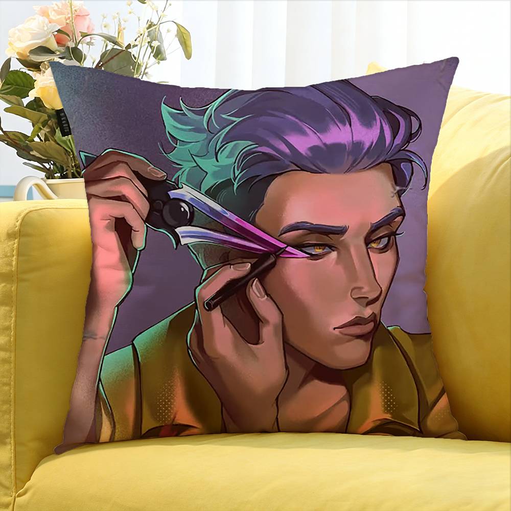 Dead by Daylight Trickster   Various Sizes Square Pillow Case For Car Home Bedchamber Decor