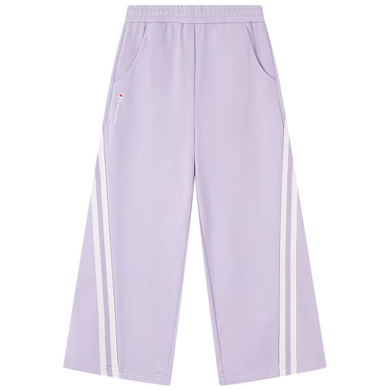 Champion Kids' Embroidered Striped Wide-Leg Sport Pants