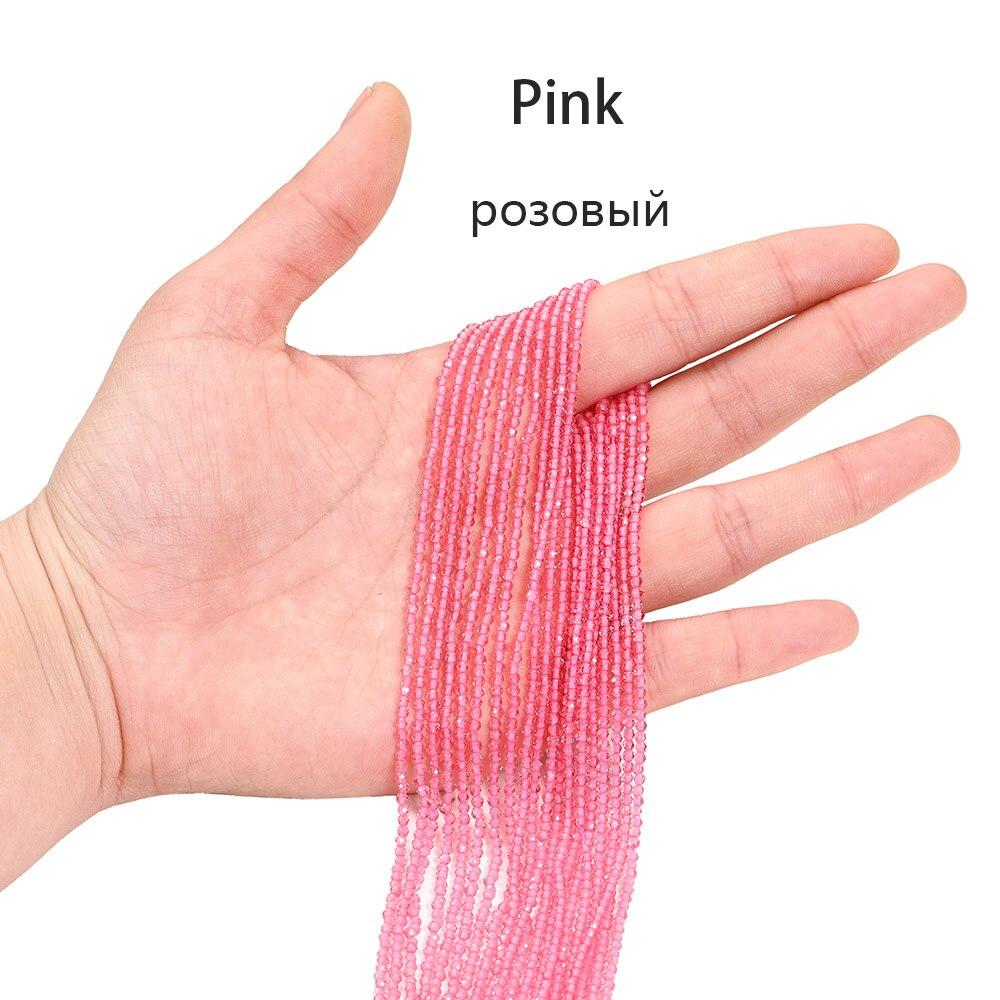 

150 шт./лот, 2 мм, разноцветные граненые стеклянные круглые хрустальные бусины, свободные бусины-разделители для изготовления ювелирных изделий своими руками, фурнитура, ожерелья