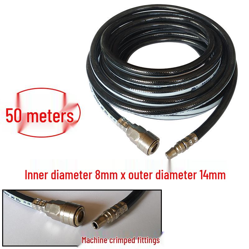 High-Pressure Explosion-Proof Air Compressor Hose for Paint Spraying & Auto Repair, 10mm Inflation Pneumatic Hose