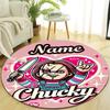 Personalized C-Chucky Round Chair Office Rug - Perfect for Mat, Office Chair & More - Ideal Gift for Birthdays and Holidays