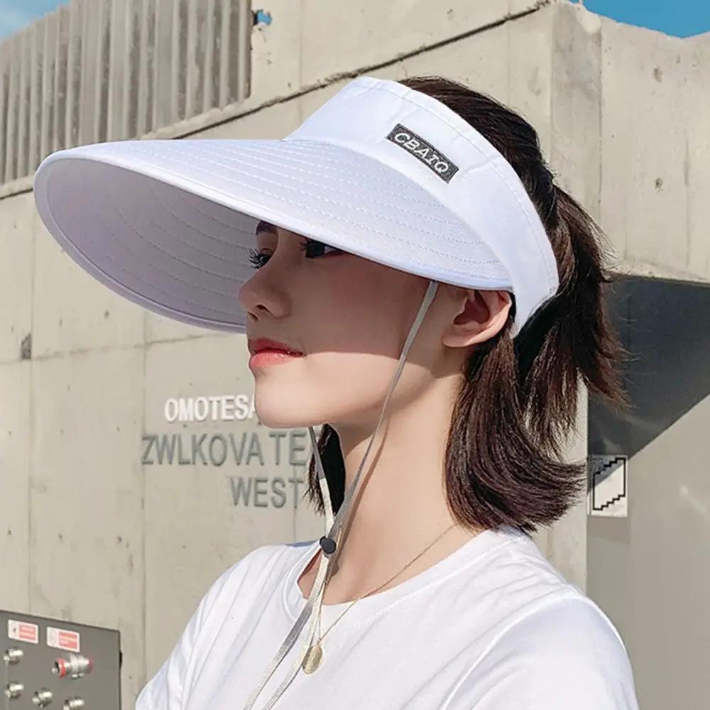 UV Protection Casual Women Cycling Breathable Ladies Sports Hat Summer Sun Cap Empty Top Suncap Visor Beach Cap