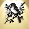 Metal Wall Art Decor for Living Room Modern Home Interior Replica Sculpture
