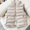 cotton clothes, vest women's short autumn and winter new leave-in vest, stand-up collar fashion coat