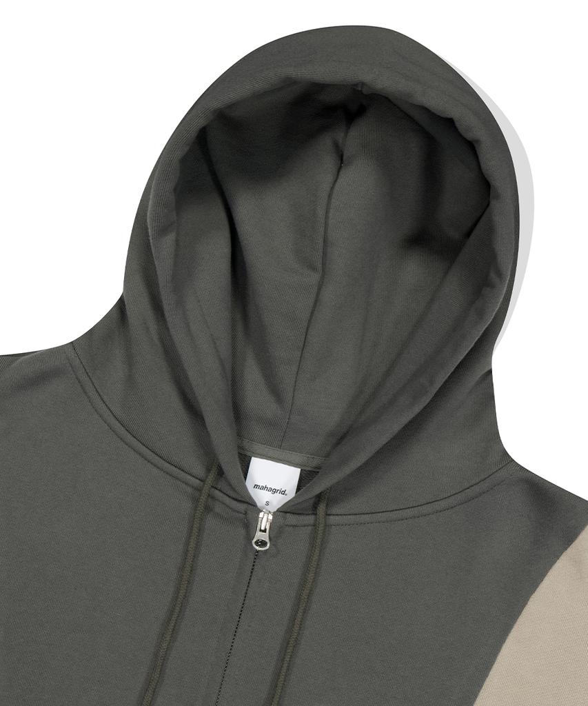 Mahagrid Eclipse Logo Hood Zip-Up Khaki(Mg2Esmm412A)