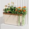 New Modern Self Watering Planter Pots Decorative Visual Water Level Window Herb Planter Box Indoor Planter Vegetables