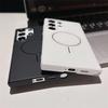 Plating Case Bumper for Samsung S25 Ultra/S24 Ultra/S25 Plus/S23 - MagSafe Wireless Charging Shockproof Hard Shell Cover