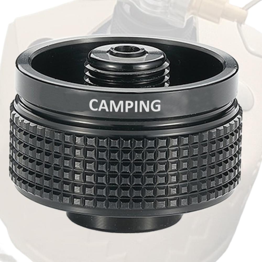 Aluminum Alloy Camping Stove Adapter Portable Stove Propane Adapter Small Gas Tank Adapter for Outdoor Backpack Hiking